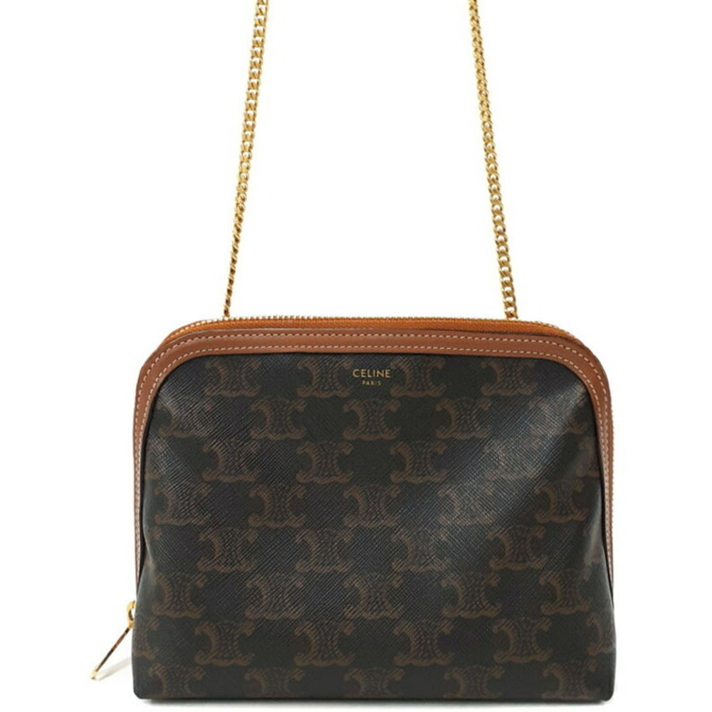 Celine Triomphe Shoulder Chain Bag - Picture 2 of 9